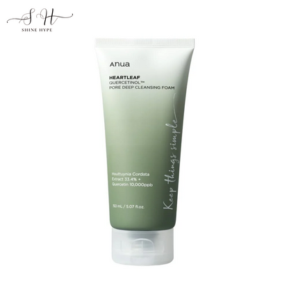 ANUA HEARTLEAF QUERCETINOL PORE DEEP CLEANSING FOAM KOREA150ml