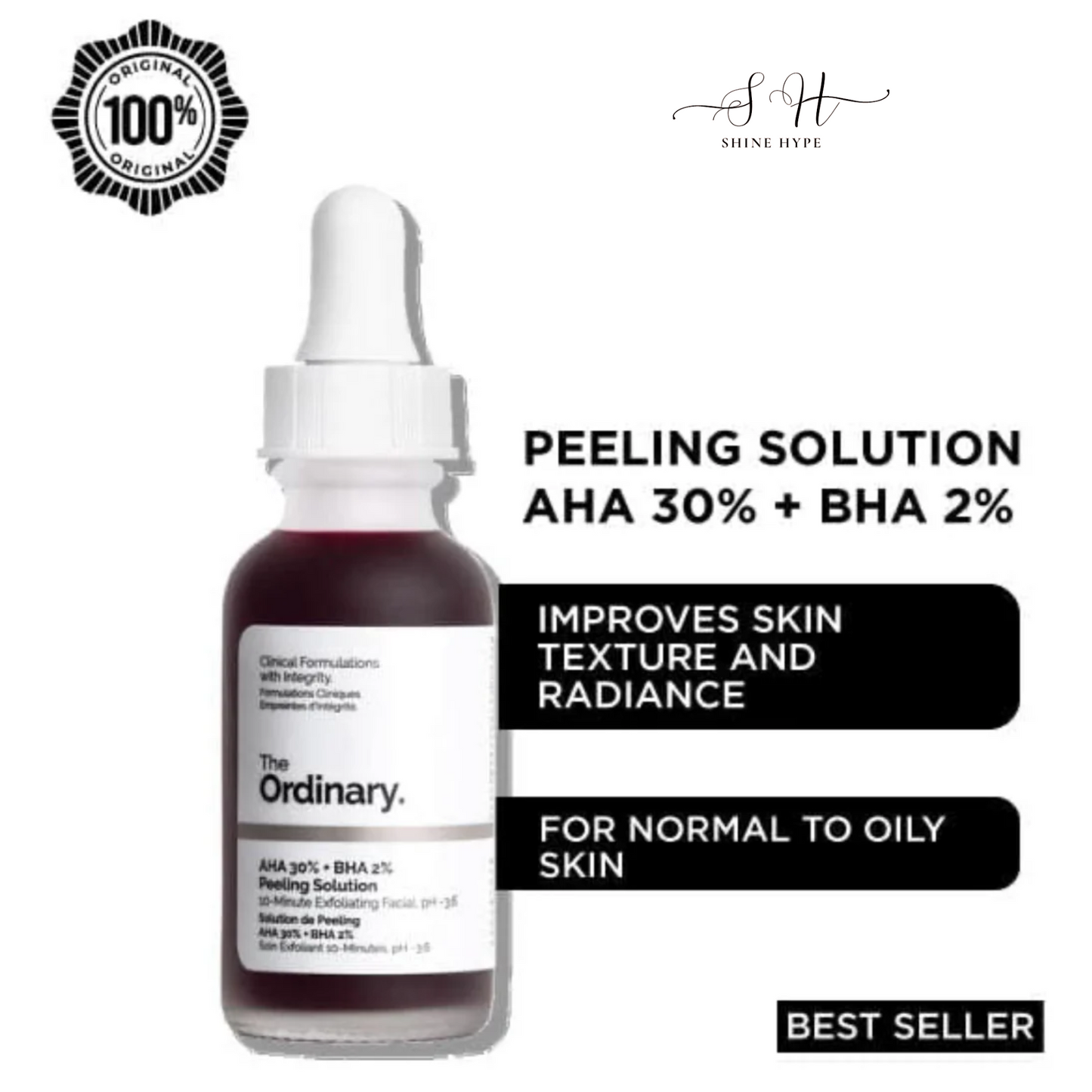 The Ordinary AHA 30% + BHA 2% Peeling Solution, 30ml