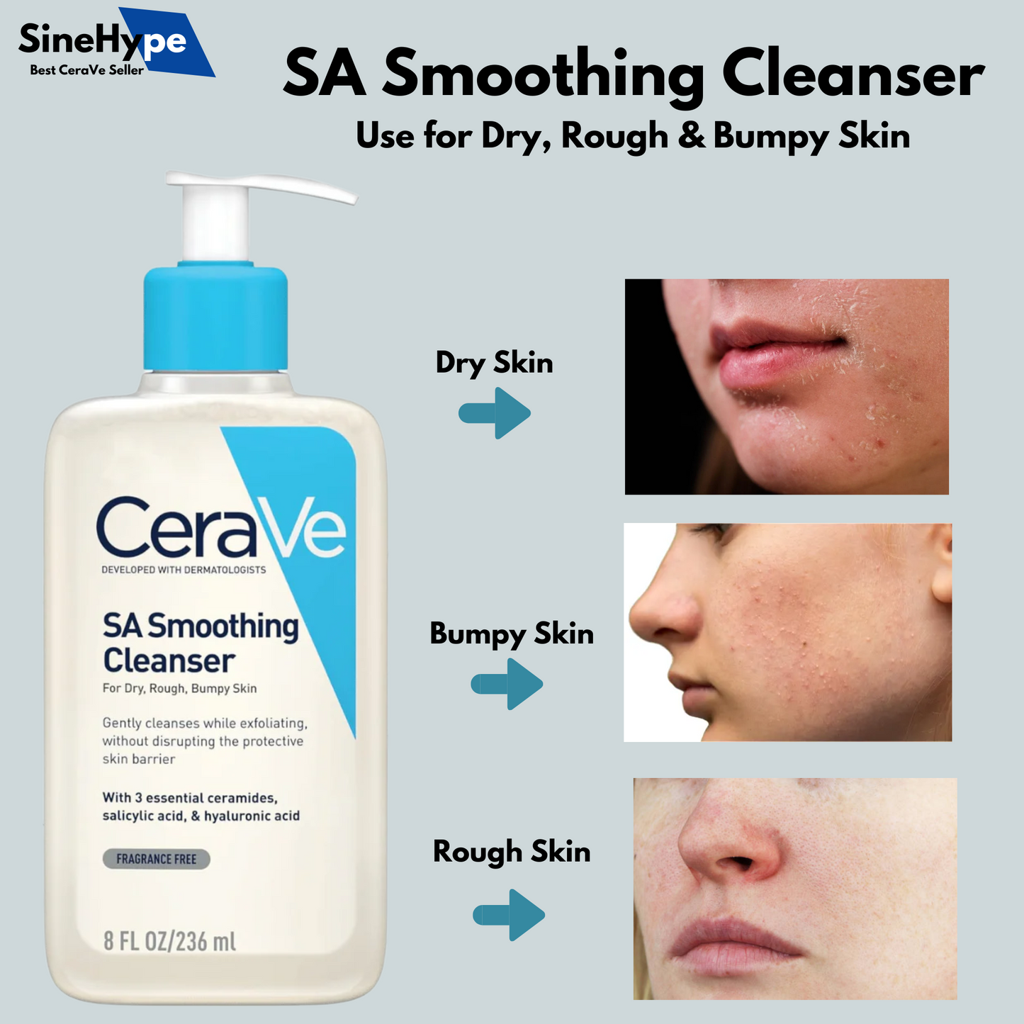 CeraVe SA Smoothing Cleanser