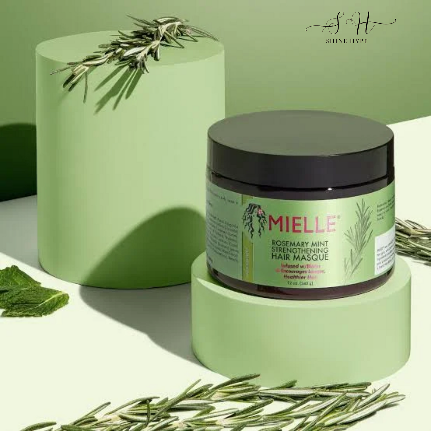 Mielle Rosemary Mint Strengthening Hair Masque (340gm)