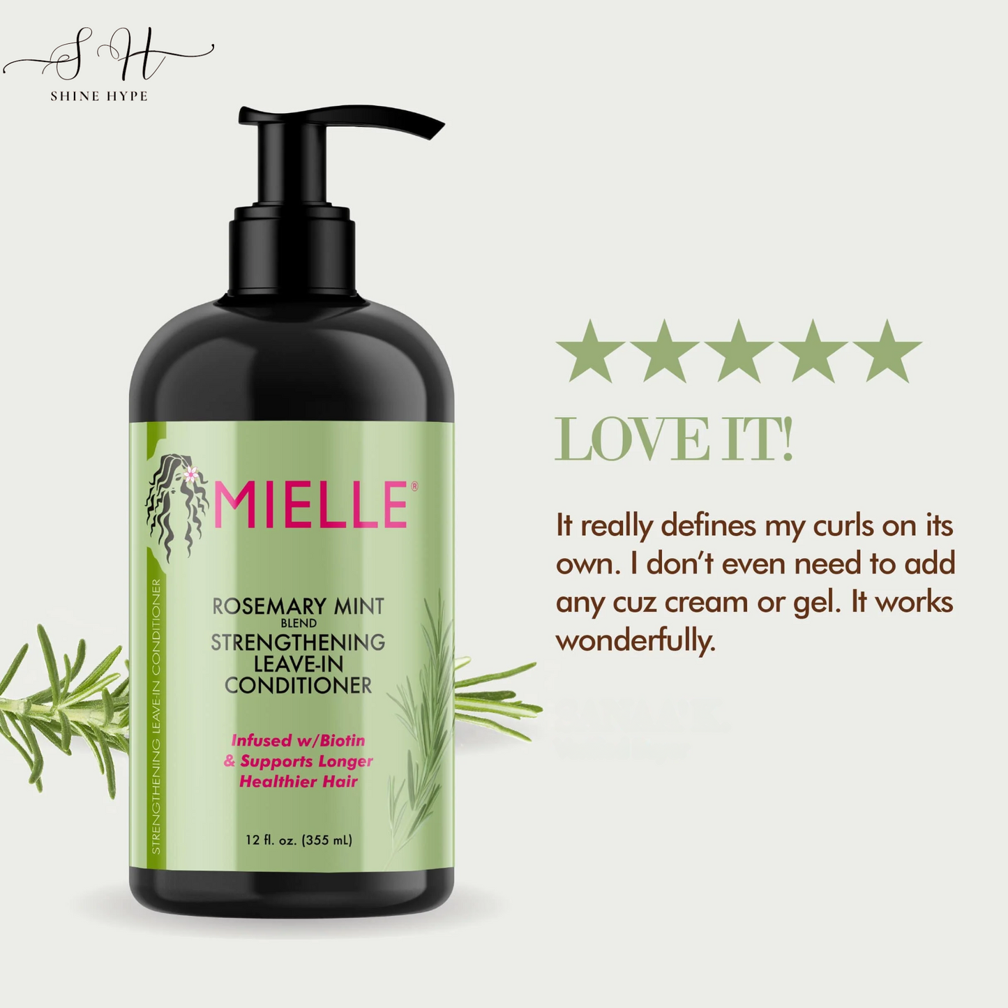 Mielle Rosemary Mint Scalp & Hair Strengthening Oil 59ml