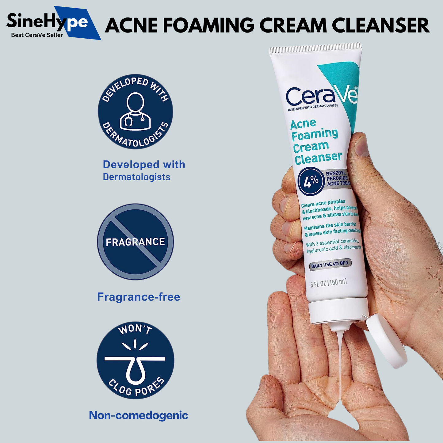 Acne Foaming Cream Cleanser