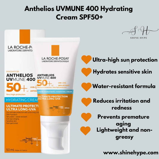 La Roche-Posay Anthelios UVMUNE 400 Hydrating Cream SPF50+