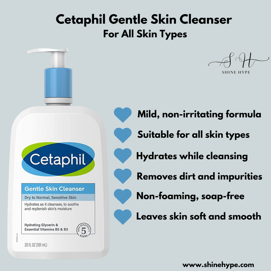 Cetaphil Gentle Skin Cleanser for All Skin Types, 500ml