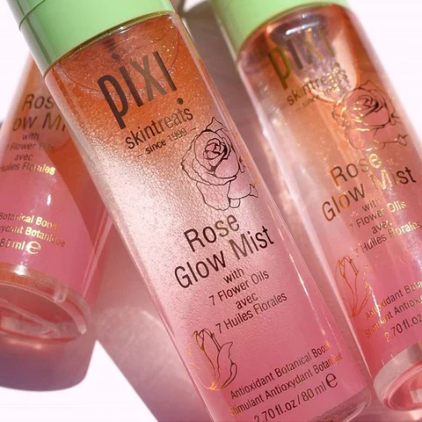 Pixi Rose Glow Face Mist 80Ml