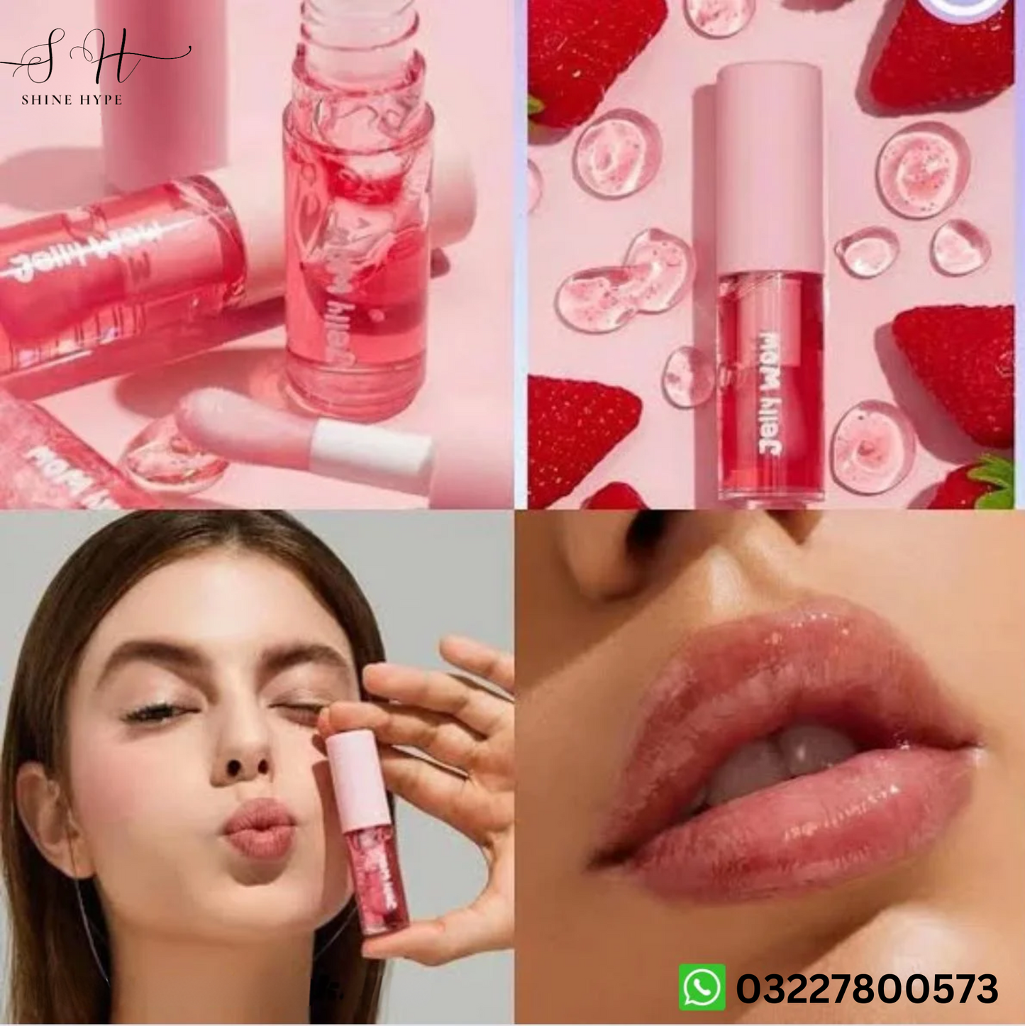 SHEGLAM Jelly Wow Hydrating Lip Oil-Berry Involved